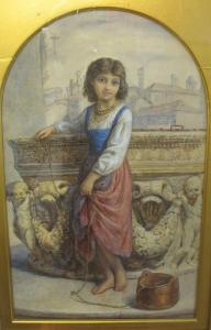BOUVIER Jules 1800-1867,A Beggar Girl,Brightwells GB 2016-04-20