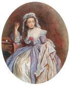 BOUVIER Jules 1800-1867,An elegant woman at a writing desk,Bonhams GB 2010-01-19