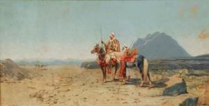 BOUVIER M 1800-1800,Arabische Reiter in der Wüste,Stahl DE 2009-04-25