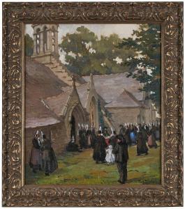 BOUVIER Paul 1857-1940,Chapelle de Treuinon/Bretagne,Dobritz DE 2021-04-24