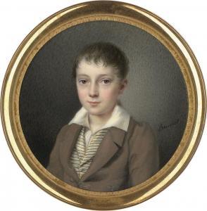 BOUVIER Pierre Louis,Portrait eines kleinen Jungen in beiger Jacke,Galerie Bassenge 2023-11-30