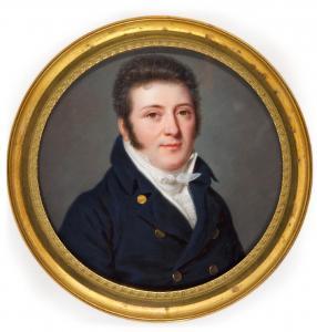 BOUVIER Pierre Louis 1766-1836,Portrait of a gentleman,1815,Sotheby's GB 2021-12-09