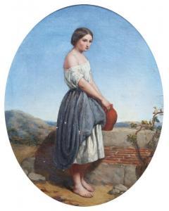 BOUVIER Urbain 1800-1800,Girl at well,Castells & Castells UY 2011-11-16