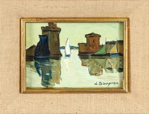 BOUYSSOU Jacques 1926-1997,Le port de La Rochelle,1956,Cannes encheres, Appay-Debussy FR 2024-02-23