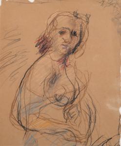 BOUZIANIS Georgios 1885-1959,Portrait de femme,Cornette de Saint Cyr FR 2024-04-24
