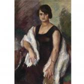 BOUZIANIS Georgios 1885-1959,PORTRAIT OF A SEATED WOMAN,Sotheby's GB 2007-11-14