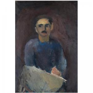 BOUZIANIS Georgios 1885-1959,SELF PORTRAIT,1927,Sotheby's GB 2007-11-14