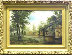 BOVEE E. Lewis,River Landscape,Clars Auction Gallery US 2007-03-31
