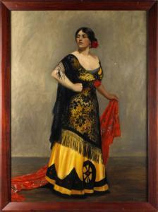 BOWDEN Vera 1913-1921,Spanish beauty,1913,Bonhams GB 2013-03-27