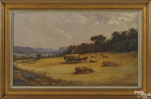 BOWDISH Nelson S 1831-1916,Hudson River landscape,Pook & Pook US 2016-04-23