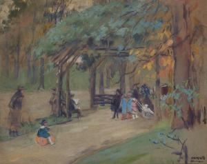 BOWDOIN Harriette 1880-1947,Central Park,William Doyle US 2020-09-29