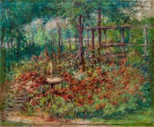 BOWDOIN Harriette 1880-1947,The Garden,Shannon's US 2023-06-22