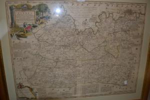 BOWEN Emanuel 1700-1700,map of Surrey,Lawrences of Bletchingley GB 2019-07-23