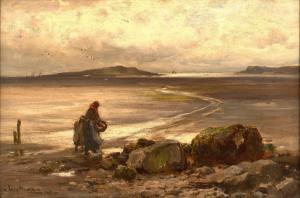 BOWEN Owen 1873-1967,Mother and child beach combing,1908,Tennant's GB 2024-03-16
