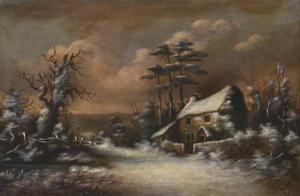 BOWEN Ralph 1800-1800,Winter Landscape,Hindman US 2012-01-22