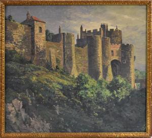 BOWER Alexander 1875-1952,A castle in Southern France,Bamfords Auctioneers and Valuers GB 2020-01-28