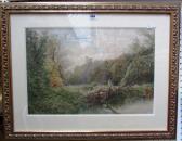 BOWERS Stephen J,Arundel castle from the river,1881,Bellmans Fine Art Auctioneers 2014-11-05