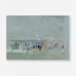 BOWES Betty 1911-2007,Untitled (Beach Scene),Rago Arts and Auction Center US 2023-11-10