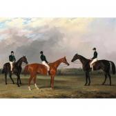 BOWES John 1814-1885,a chestnut and two bay racehorses belonging to joh,1806,Sotheby's GB 2003-03-19