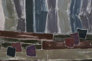 BOWETT Druie 1924-1998,Ergho II, abstract landscape,1968,Morphets GB 2021-10-16