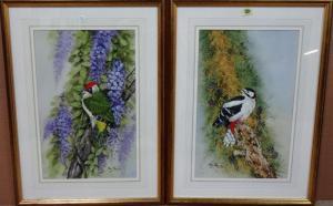 Bowles Jan,Woodpeckers,Bellmans Fine Art Auctioneers GB 2017-07-29