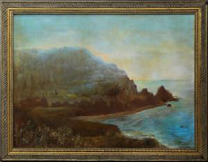 BOWMAN Dorothy Louise 1927,California Coastal Scene,Clars Auction Gallery US 2019-12-14