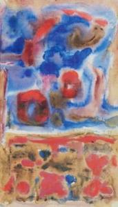 BOWMAN Richard Irving 1918-2001,Untitled Abstract,1977,John Moran Auctioneers US 2022-01-18
