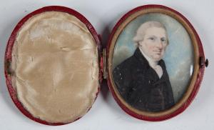 BOWRING Joseph 1760-1817,Älterer Herr in grauer Schläfenlockenperücke und d,Leo Spik DE 2021-06-24