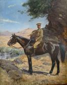 BOWRING Walter Armiger,Infantry Soldier on Horseback,1902,International Art Centre 2013-11-20