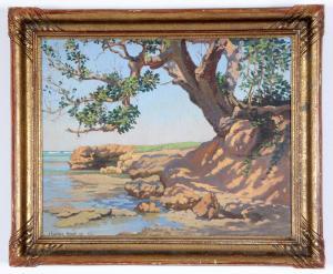 BOXALL Arthur d'Auvergne 1895-1944,Delo Tree Fiji,1931,Elder Fine Art AU 2022-10-16