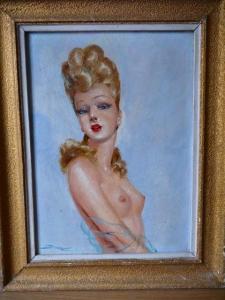 BOXIA 1900-1900,Elégante aux longs cheveux blonds.,Conan Auction (cwwa) FR 2014-11-02