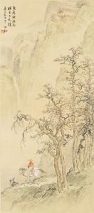 BOXIANG Hu 1896-1989,LANDSCAPE WITH TRAVELLERS,Sotheby's GB 2016-09-17