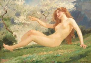 BOYÉ Abel Dominique 1864-1934,Le printemps,Millon & Associés FR 2015-11-20