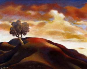 BOYADJIEV Luben 1914-2003,The Lonely Tree,2002,Victoria BG 2011-03-31