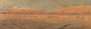 BOYCE George Price,The Citadel of Saladin on the Mokattam Hills, Cair,1862,Bonhams 2024-03-14