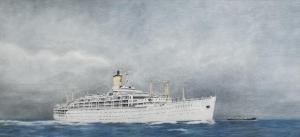BOYCE Richard,The P & O Orcades built by Vickers in 1948,International Art Centre 2022-09-19