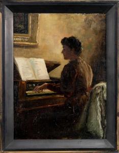 BOYD Alexander Stuart 1854-1930,AT THE PIANO,McTear's GB 2023-10-11