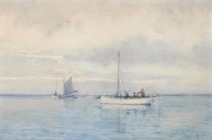 BOYD Arthur Merric 1862-1940,Couta Boats,1897,Menzies Art Brands AU 2020-02-27