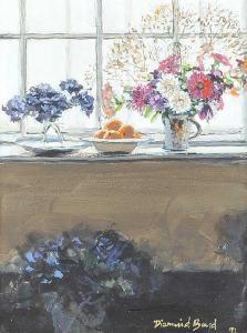 BOYD Diarmuid 1951,STILL LIFE, FLOWERS BY A WINDOW,Ross's Auctioneers and values IE 2021-01-27