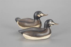 BOYD George 1873-1941,Rare Miniature Ruddy Duck Pair,1935,Copley US 2022-07-15