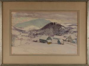 BOYD J. Rutherford 1884-1951,Winter landscape,Eldred's US 2023-04-20