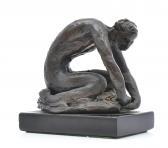 BOYD LENORE 1953,Crouching Figure,Leonard Joel AU 2016-09-06