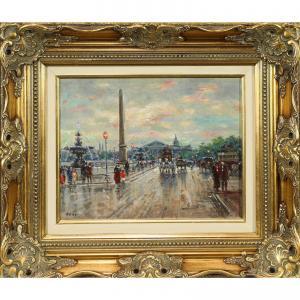 BOYER Andre 1909-1981,Place Concorde,Clars Auction Gallery US 2022-07-16
