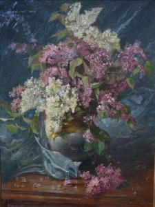 Boyer J. Claude,Still life study with lilac blossoms,Andrew Smith and Son GB 2017-07-18