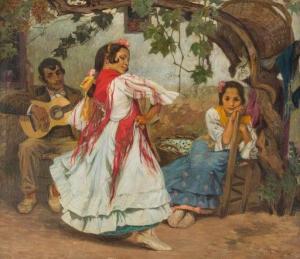 BOYER Otto 1874-1912,Dancing Spanish folk,Hargesheimer Kunstauktionen DE 2020-09-12