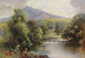 BOYES William Joseph 1847-1935,Welsh River Landscape,David Duggleby Limited GB 2016-09-09