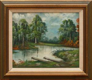 BOYLE Charles Wellington 1861-1925,Bayou Lafitte, La,Neal Auction Company US 2023-11-15
