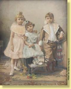 BOYLE Ferdinand Thomas Lee 1820-1906,Trois enfants sages,1900,Horta BE 2008-12-08