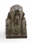 BOYLE John J 1852-1917,Bust of Benjamin Franklin,Eldred's US 2021-11-18