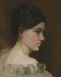 BOYLE Nellie Dubois 1800-1900,PORTRAIT OF A WOMAN IN PROFILE,Sloans & Kenyon US 2005-06-18